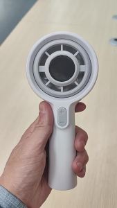 3000mAh HandheldFan Foldable Portable Neck Hanging Fans 5 Speed USB Rechargeable Fan with Phone Stand and Display Screen