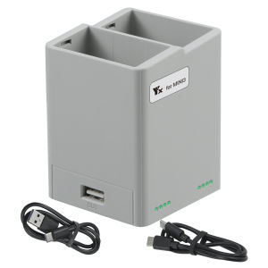 Charger Hub for DJI Mini 4 Pro Drone Battery Charging Butler Two-way Charging 2 Batteries Drone Accessories for DJI Mini 3 /3Pro