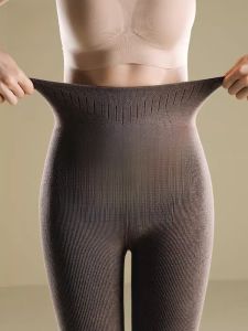 MiiOW | Plus Size Fleece Lined High Waist Thickened Womens Leggings Autumn Winter Plus Size Comfortable Warm Pants Trousers