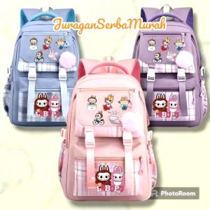 DCSTORE Labubu kuromi labubu ransel sekolah tas sekolah tas anak ransel wanita tas sekolah labubu