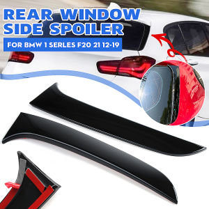Rear Side Window Canard Spoiler Car Trunk Diffuser Splitter For BMW 1 Series F20 F21 116d 120i 118i M135i 2012-2019