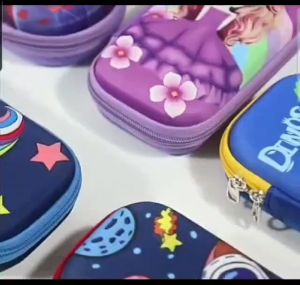 KLF KOTAK PENSIL 3D tempat pensil warna tempat alat tulis karakter barbie dino cat rabbit little ponu astonot putri duyung cars LK