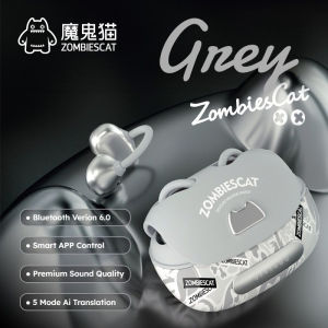 Tai Nghe Bluetooth 6.0 Zombi Cat B23 Graffiti OWS Có Chức Năng Dịch Thuật AI Tai Nghe Không Dây TWS Điều Khiển Bằng Ứng Dụng Dịch Thuật Thời Gian Thực