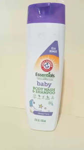 ARM & HAMMER Essentials with Gentle Baking Soda Baby Body Wash & Shampoo Sleepy Time