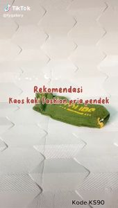 KS90 Kaos Kaki Motif Pria: Fashion Kaos Kaki Pendek Ankle Sock