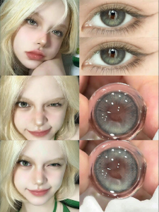 Green Cos Colored Contacts for Myopia Half-Yearly