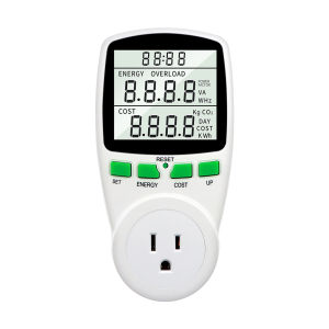 Power Meter 220V Power Analyzer Digital Voltage Wattmeter LCD Electricy Consumption Energy Meter Socket EU FR US UK Plug