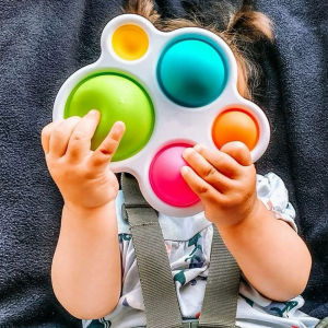 Coolplay | Baby Finger Toys Anti Stress Relief Toys Infant Montessori Colorful Sensory Toys Early Education Intensive Training Fidget Toys