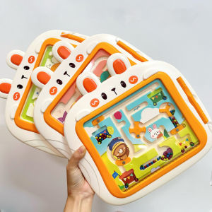 Portable Pocket Childrens Travel Toy High Speed Railway Outing Distract Attention Training Educational Toy for Kids