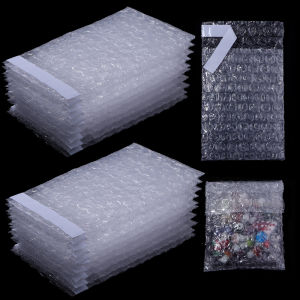 10/20/50pcs Self-sealing Plastic Shockproof Bag Clear Bubble Foam Packing Bags Double Film Cushioning Bag Envelope Packing