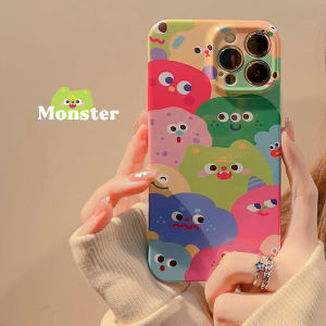 【Hard Case】Little monster Shockproof Casing iPhoneiPhone15 15plus 15pro 15promax  7 8plus X XR XS Max 11 12 13 Pro Max 14 14plus 14pro 14promax TPU Back Mobile iPhone Case