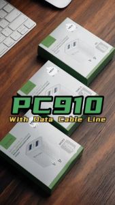 BAVIN PC910 / PC895 2.4A Quick Charging Dual USB Port Wall Charger Adapter Compatible w/ 1 Meter Data Cable
