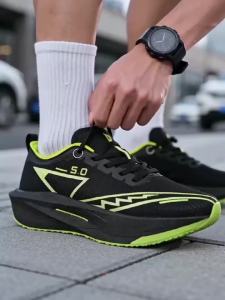 Running Shoes Shoes Anti-slip and Fashionable Marathon Men Sports Athletic Breathable Walking Mens Lace-up Casual Sneakers