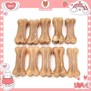 Pet Dog Bone Chewing And Cowhide Molars Pet Dog Chewing Snack Toy Clean teeth Dog Snack