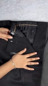 Celana Bahan Kerja Kantor Pria Kain Dasar Sim fit Casual Formal Modern Panjang Bagus Murah 02