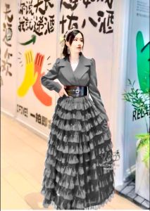 Tallia Dress COD LD100-120 PB140 Stelan Dress Mewah Tutu Rempel LD 100 - 120 PB 140 Super Lembut Adem Nyaman Tebal Free Belt