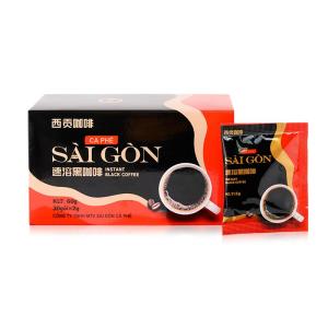 SAGOCOFFEE | Drowsiness Fighting American Style Pure Black Coffee Powder Low Fat Sugar Free