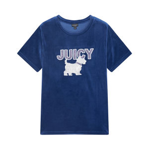 Juicy Couture | Velvet Puppy Embroidered T-shirt