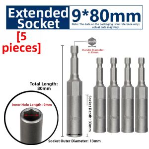DAIENGONGJU | Deep Hex Electric Screwdriver Socket Bits