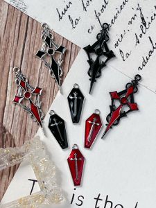 จี้รูปครอสซาเดน จี้ห้อยหู สร้อยคอ เครื่องประดับมือทำจากโลหะผสม วัสดุตกแต่งโทรศัพท์มือถือ วัสดุทำมือ ตกแต่งห้องนอน