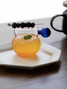 พร้อมส่ง แก้วทรงน้ำเต้าน่ารัก พร้อมด้ามจับ แก้วใส แก้วกาแฟ แก้วใส่เครื่องดื่ม แก้วใสขนาดความจุ 300ML คุณภาพ 2 ประสิทธิภาพ