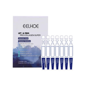 Eelhoe Collagen Anti-wrinkle Serum Lift Firm Pro-Collagen Super Ampoule Serum Rejuvenation Skin Moisturizing Anti-aging Face Essence Reduce Wrinkles Fade Fine Lines Active Collagen Facial Essence Repair Tighten Skin Care Liqud