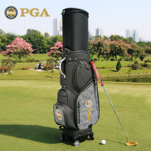 TSA Hard Shell Four-wheel Push Golf Travel Bag