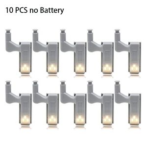 JOYINLED 10 Chiếc Đèn Cảm Biến LED Bản Lề Cho Tủ Bếp Tủ Quần Áo Tủ Quần Áo Công Tắc Cửa Hoạt Động Bằng Pin (Không Bao Gồm Pin)