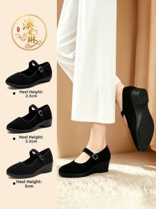 AOMANLIN | Black Soft Comfort Dancing Shoes