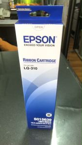 Epson LQ310 (S015639) ตลับผ้าหมึกดอทฯหมึกสีดำ 100% หมึกแท้ ศูนย๋ของใหม่ ภาพเคลื่อนไหว 100% สีสวย Epson