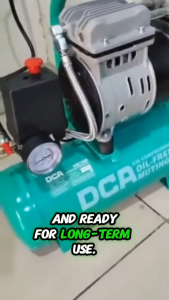 JAPAN DCA AQE1608L Oil-Free Air Compressor 550W | 8 Bar 8 Liters 3/4HP | Lightweight Design