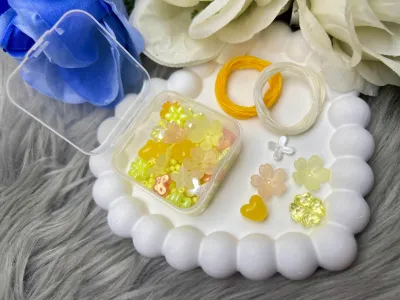 เซตทำกำไลเชือกเทียน ชุดหัดทำพร้อมกล่อง ข้อมือเชือกเทียน diy สินค้าพร้อมส่งในไทย(ส่งเร็ว)
