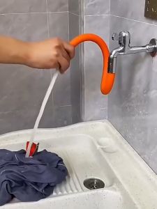 ท่อต่อก็อกน้ำ สายต่อก๊อกน้ำ สายยางต่อก๊อกน้ำ ต่อก็อกน้ำ ขั้วต่อก๊อกน้ำขยาย ดัดได้ หมุนได้ 360องศา ป้องกันน้ำกระเซ็น ประหยัดน้ำ ใช้กับก๊อก หัวเกลียว มีขนาด20 /30 /50ซม