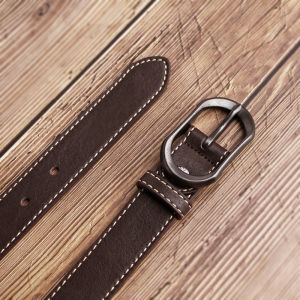 GoldParko Mens Fashionable Narrow Belt with Needle Buckle Korean Style Youth Student Trendy Person Ins Work Pants Thin Belt