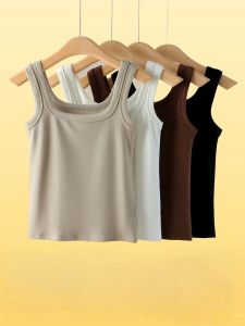 QIAOCHENXIAN | Oversized Wide-Strap Tank Top Female Underwear and Outer Wear