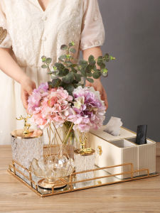 ชุดกระดาษชำระพร้อมจาน ชั้นวางของแบบหรูหรา หนัง สำหรับใช้ในบ้าน ห้องนั่งเล่น โต๊ะกาแฟ โต๊ะอาหาร ช่องเก็บหลังคาแบบไร้สาย ช่องเก็บกระดาษ