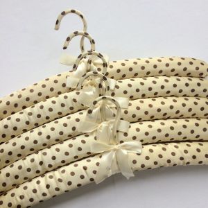 Silk Clothes Hanger 38cm Sponge Fabric Coat Hook Home Use No Trace Clothing Hanger for Wardrobe Clothes Storage Organization