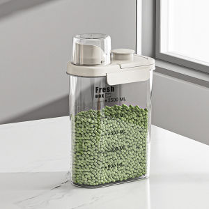 ห้องครัวขนาดใหญ่สามารถ-10000/2800ML พลาสติก PP ปิดผนึกขนาดถังกันน้ําซีลสําหรับแป้งข้าวโพดถั่วเหลืองข้าว