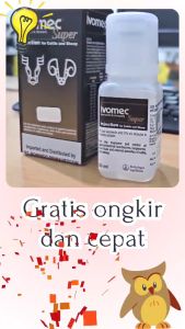 IVOMEC SUPER 50 ml ORIGINAL ROMINDO HEWANPEDIA - Obat kutu Parasit Cacing Endoparasit Ektoparasit Hewan Sapi Kuda Kambing Domba Babi Anjing Kucing Ivermectin