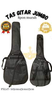 Tas Gitar Jumbo Lapis Spons Murah
