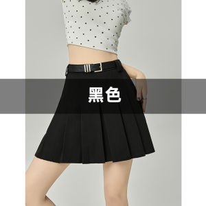 Gray Suit Skirt Womens Summer New Arrival Fashion Tape A- line Skirt Small JK Preppy Style Pleated Skirt Fashion