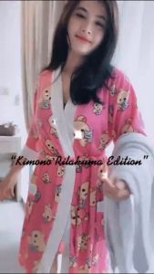 Kimono Handuk Dewasa (45-65kg) / Motif Rilakuma / Monodyshop