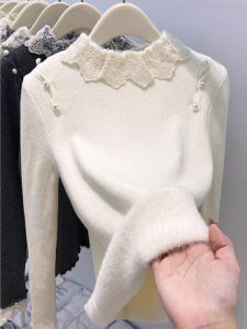 Stylish Versatile Thickened Half-High Collar Knit Top
