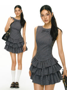 Ariseism | Vintage American Checkers Staycation Sleeveless Dress