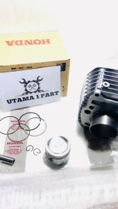 BLOCK PISTON SET SUPRA X 125 OLD KHARISMA KIRANA KPH BLOK CYLINDER SEHER BORING COMP BARU ORI HONDA BERGARANSI
