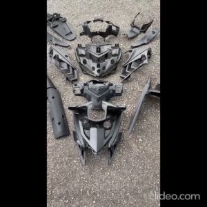 Y150 ZR Y15 V1 COMPLETE SET COVER INNER HITAM MATTE OEM 13 ITEM / HITAM KILAT GLOSSY FULLSET DAPAT SEMUA DALAM GAMBAR