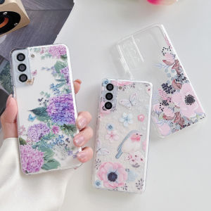 เคสโทรศัพท์ Samsung S25 Ultra/S24 Ultra/S23/S22 ลายดอกไม้และสัตว์สวยงาม ลายการ์ตูน เคสโทรศัพท์แบบนิ่ม เคสโทรศัพท์แบบหลัง