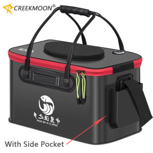 EVA Live Fish Bucket Breathable Foldable Collapsible Outdoor Water Tank Carrying Handles Fishing Carrier bag Camping 30cm-50cm