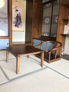 vivTree | Zen Style Low Tea Table Solid Wood
