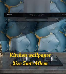 lucky shop Marble Kitchen decorate Wallpaper Waterproof and Oil proof Stickers thickening Table sticker